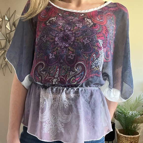 A’GACI Sheer Blouse - Picture 6 of 16